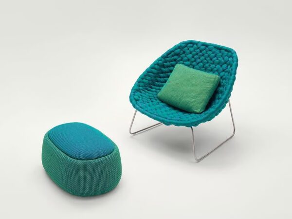 Mit Kufengestell Sessel aus Stoff | Paola Lenti | Shito - Image 2