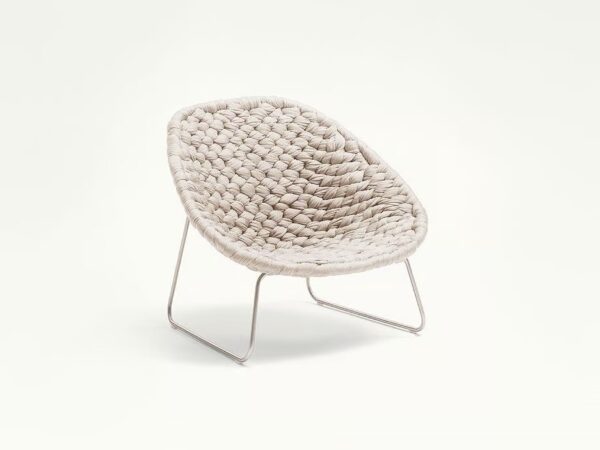 Gartensessel aus Polyester mit Kufengestell | Paola Lenti | Shito