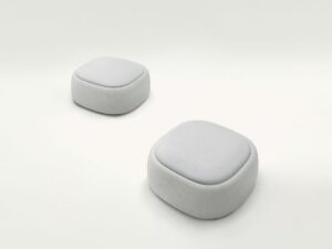 Quadratischer Sitzpouf für den Außenbereich mit Aufbewahrung | Paola Lenti | Smile