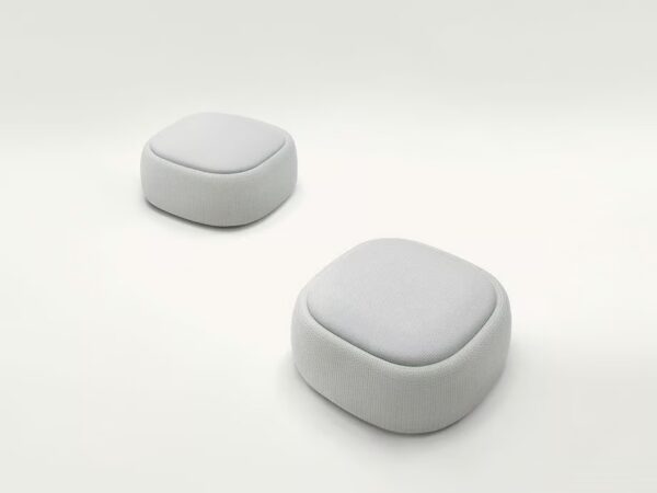 Quadratischer Sitzpouf für den Außenbereich mit Aufbewahrung | Paola Lenti | Smile