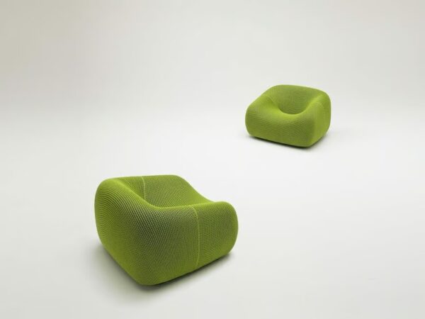 Gepolsterter Gartensessel mit abnehmbarem Bezug | Paola Lenti | Smile