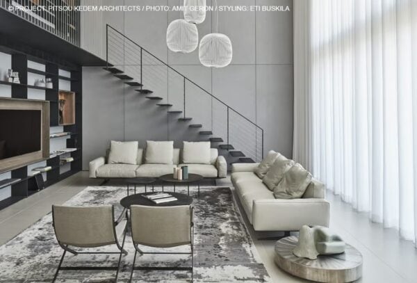 3-Sitzer Sofa aus Leder mit abnehmbarem Bezug | Flexform | Soft Dream - Image 3