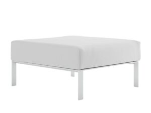 Rechteckiger modulares Sitzpouf für den Aussenbereich aus Stoff | GANDIABLASCO | Solanas