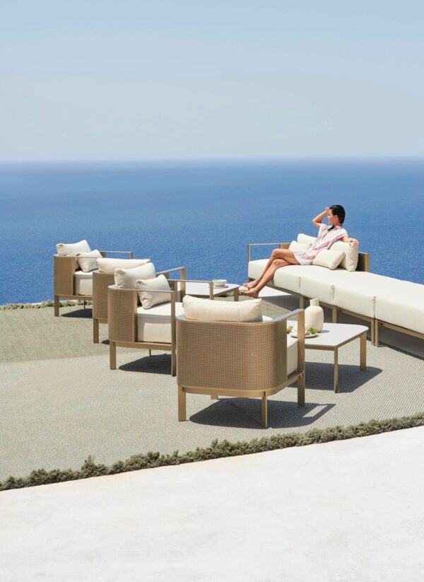 Quadratischer Couchtisch aus Porzellan | GANDIABLASCO | Solanas - Image 3
