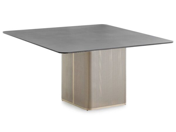 Quadratischer Tisch aus Porzellan | GANDIABLASCO | Solanas