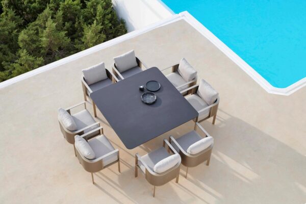 Quadratischer Tisch aus Porzellan | GANDIABLASCO | Solanas - Image 8