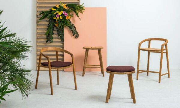 Hocker aus Teakholz | MANUTTI | Solid - Image 7