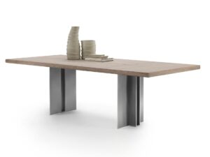 Rechteckiger Tisch aus Holz | Flexform
