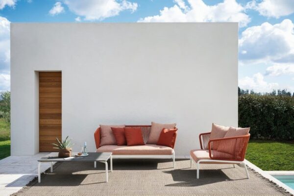 2-Sitzer Gartensofa aus Polyester | RODA | Spool - Image 5