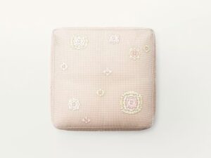 Quadratischer Sitzpouf für den Außenbereich aus Stoff | Paola Lenti | Spring
