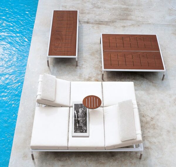 Garten-Beistelltisch aus Mahagoni | B&B Italia Outdoor | Springtime - Image 3
