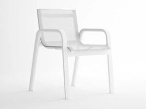 Lounge Gartensessel aus Batyline® mit Armlehnen | GANDIABLASCO | Stack