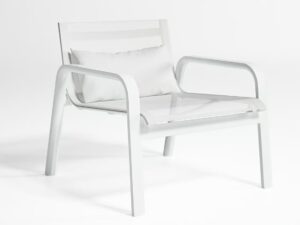 Stapelbarer Loungesessel aus Batyline® mit Armlehnen | GANDIABLASCO | Stack