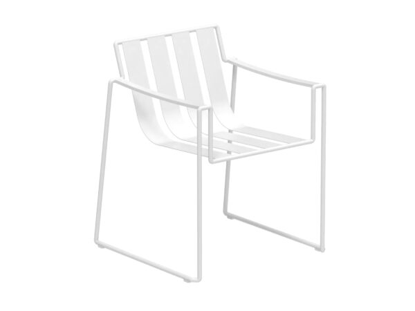 Mit Kufengestell Gartenstuhl aus Stoff mit Armlehnen | Royal Botania | Strappy