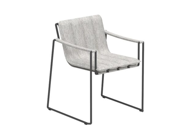 Mit Kufengestell Gartenstuhl aus Stoff mit Armlehnen | Royal Botania | Strappy - Image 11