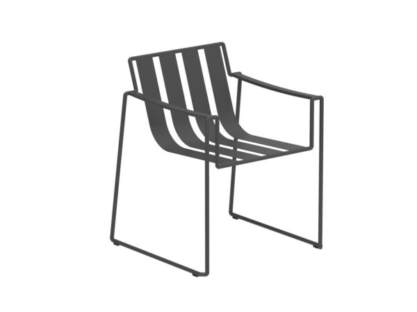 Mit Kufengestell Gartenstuhl aus Stoff mit Armlehnen | Royal Botania | Strappy - Image 10