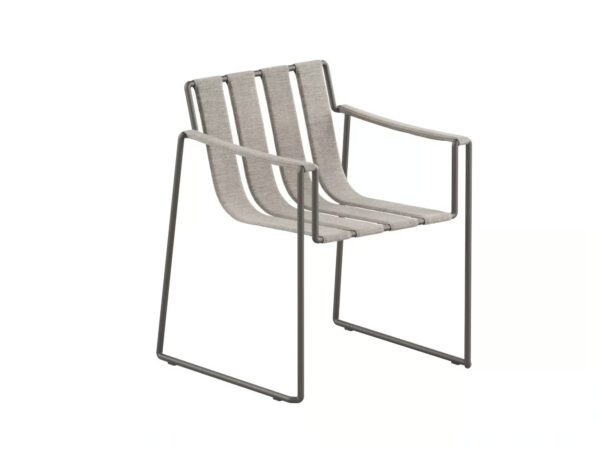 Mit Kufengestell Gartenstuhl aus Stoff mit Armlehnen | Royal Botania | Strappy - Image 12