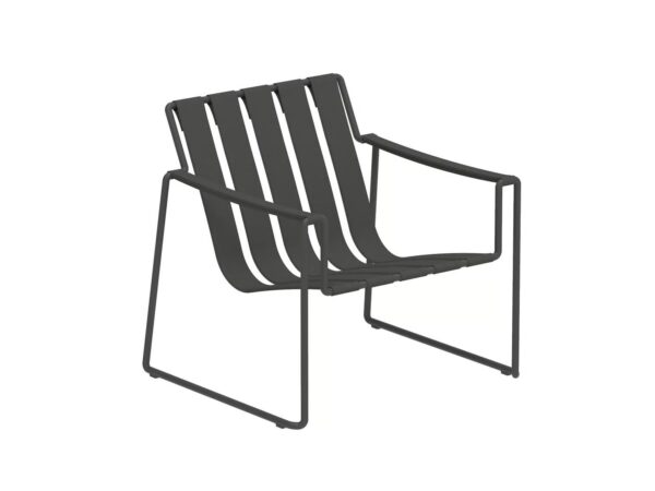 Loungesessel aus Stoff mit Kufengestell mit Armlehnen | Royal Botania | Strappy - Image 6