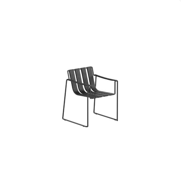 Mit Kufengestell Gartenstuhl aus kunstleder mit Armlehnen | Royal Botania | Strappy - Image 6