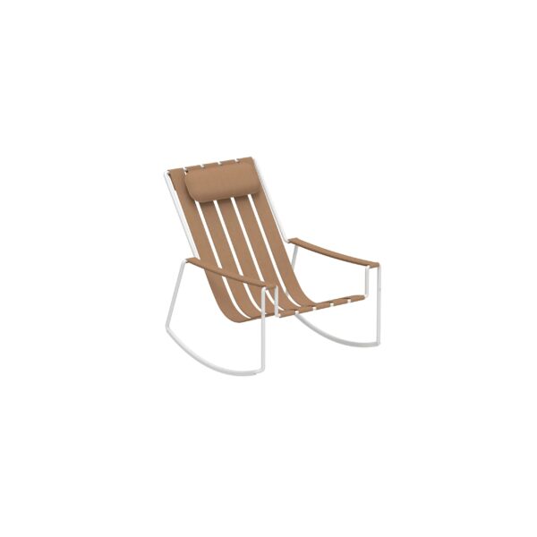 Schaukel- Gartensessel aus kunstleder mit Armlehnen | Royal Botania | Strappy - Image 4
