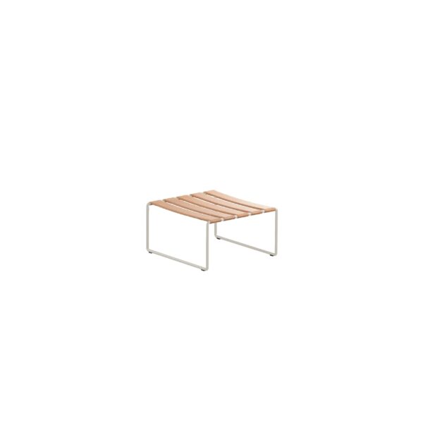 Quadratischer Fussbank für den Aussenbereich aus kunstleder | Royal Botania | Strappy - Image 6