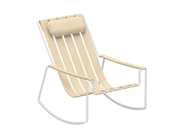 Schaukel- Gartensessel aus Edelstahl mit Armlehnen | Royal Botania | Strappy - Image 4