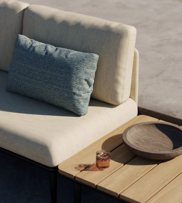 3-Sitzer Garten Anbausofa aus Stoff | Royal Botania | Styletto Lounge - Image 3