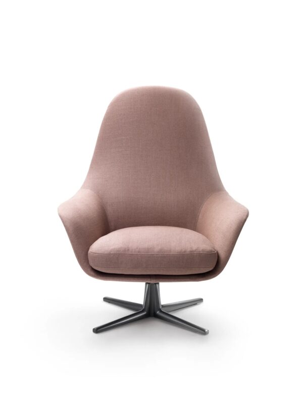 Drehbarer Sessel aus Stoff mit Armlehnen | Flexform | Sveva - Image 5