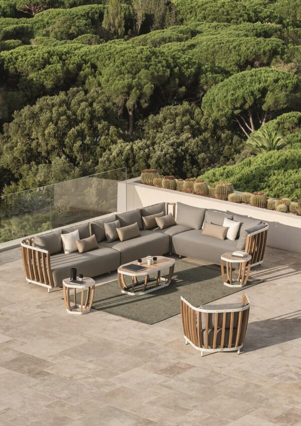 Modulares Gartensofa aus Teakholz | Ethimo | Swing - Image 3