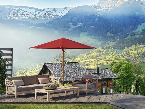 Sonnenschirm aus Holz | Glatz - Image 20