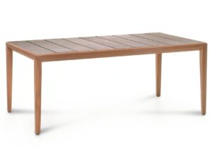 Rechteckiger Gartentisch aus Teakholz | RODA | Teka