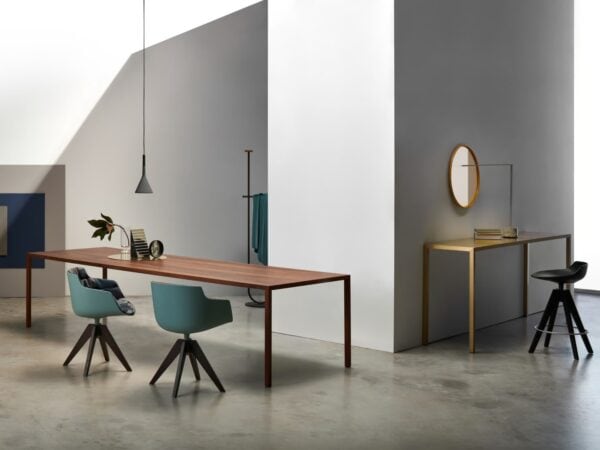 Rechteckiger Tisch aus Walnuss | MDF Italia | Tense - Image 6