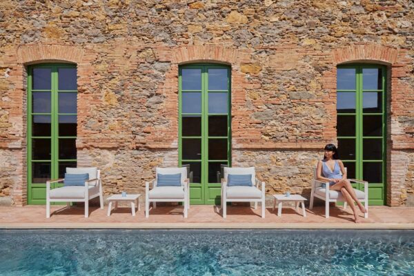 Loungesessel aus Thermolackiertem Aluminium | GANDIABLASCO | Timeless - Image 9