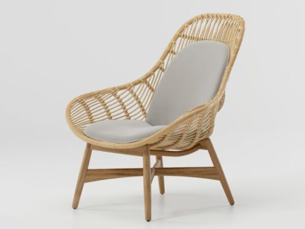 Gartensessel aus Rattan mit Armlehnen | Kettal