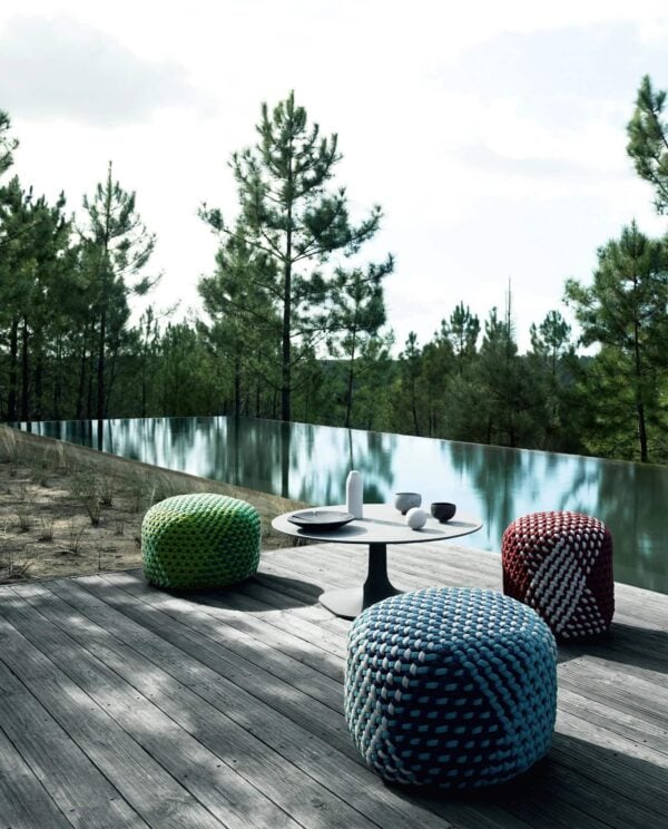 Sitzpouf für den Außenbereich aus Polyester | B&B Italia Outdoor - Image 4