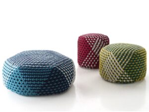 Sitzpouf für den Außenbereich aus Polyester | B&B Italia Outdoor