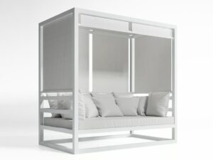 Sofa aus Thermolackiertem Aluminium | GANDIABLASCO | Al Fresco