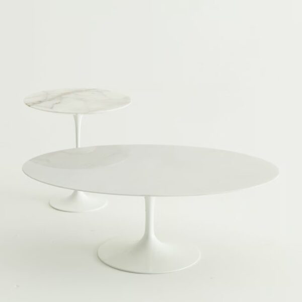 Ovaler Kaffeetisch aus Marmor | Knoll | Tulip - Image 5