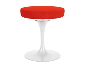 Drehhocker Hocker aus Aluminium mit gepolsterter Sitzfläche | Knoll | Tulip