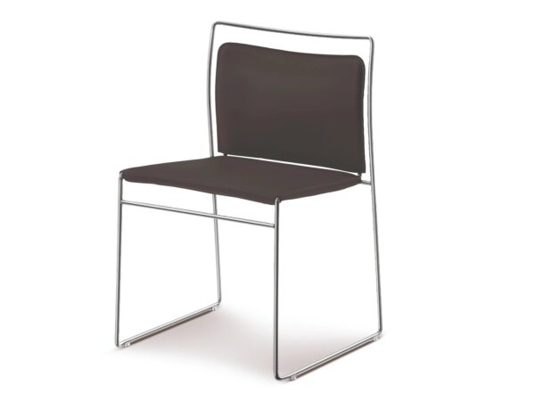 Stapelbarer mit Kufengestell Stuhl aus Metall | Cassina - Image 3