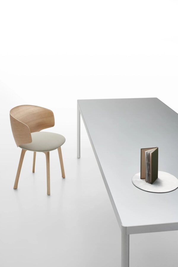 Stuhl aus Holz mit gepolsterter Sitzfläche | MDF Italia | Universal Collection - Image 2
