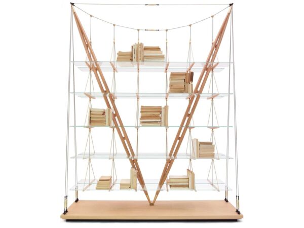 Bücherregal aus Holz und Glas | Cassina - Image 3