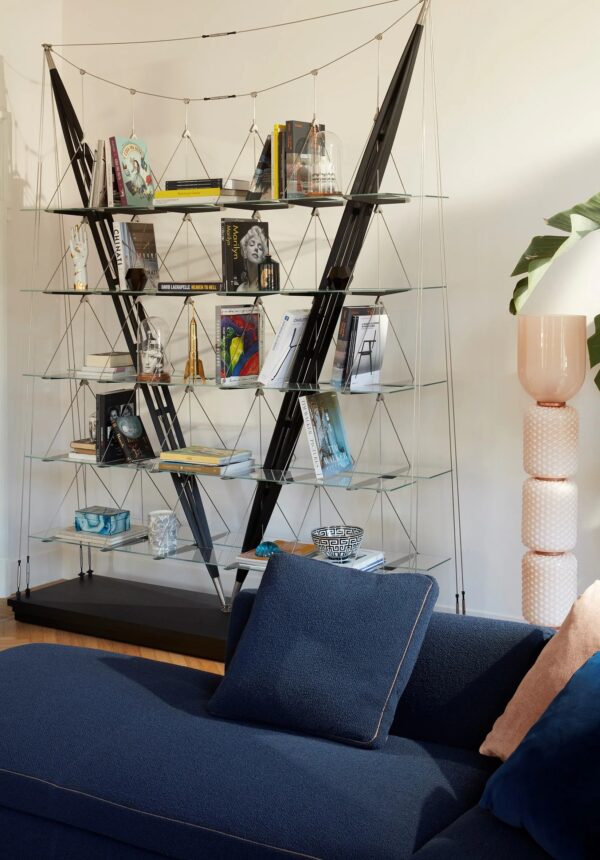 Bücherregal aus Holz und Glas | Cassina - Image 7