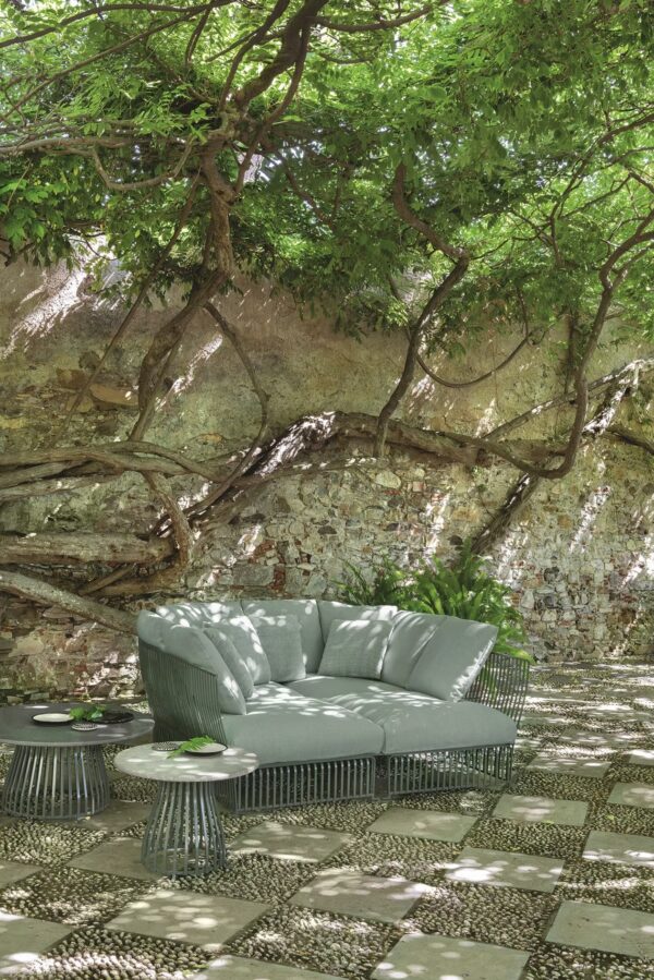 Modulares Garten Anbausofa aus Stoff | Ethimo | Venexia - Image 4