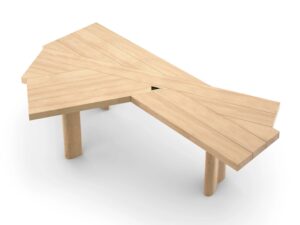 Tisch / Schreibtisch aus Eichenholz | Cassina