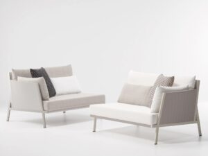 Gepolstertes modulares Gartensofa | Kettal | Vieques