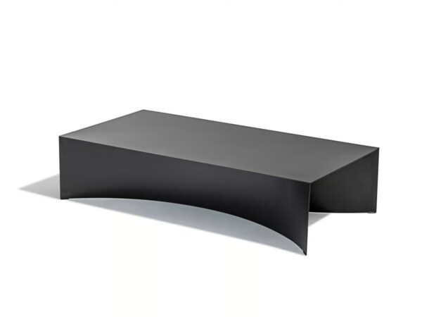 Niedriger Couchtisch aus Stahl | Desalto | Void
