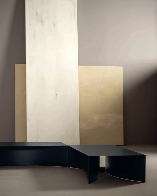 Niedriger Couchtisch aus Stahl | Desalto | Void - Image 7