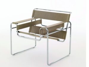 Loungesessel aus Segeltuch mit Armlehnen | Knoll | Wassily