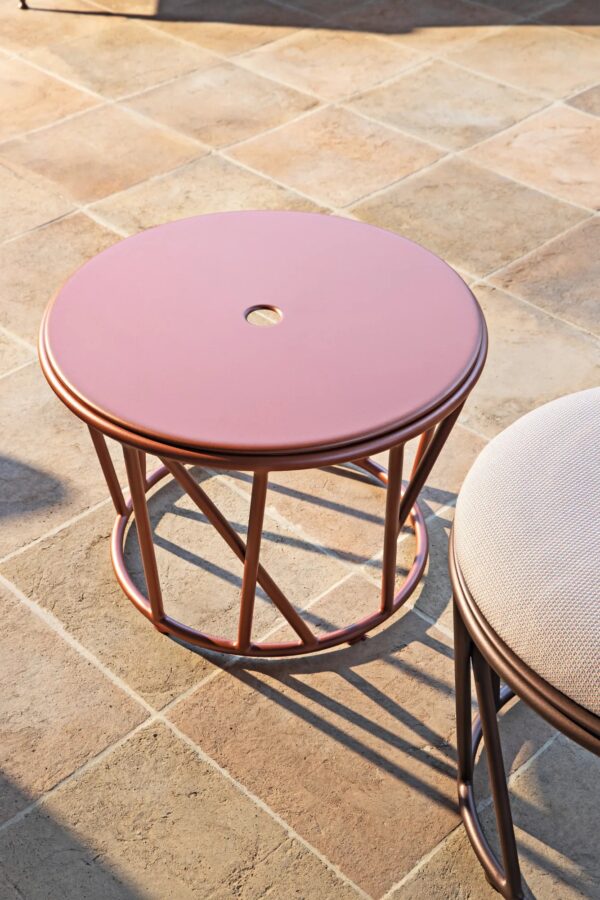 Runder Garten-Beistelltisch aus Aluminium | FAST | Wild - Image 6